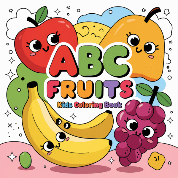 ABC Fruits – Kids Coloring Book