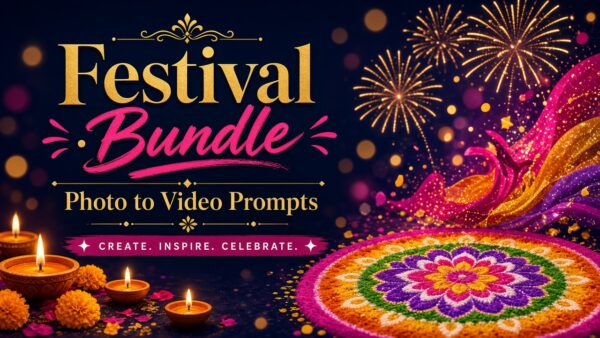 Indian Festival Photo-to-Video Prompt Bundle