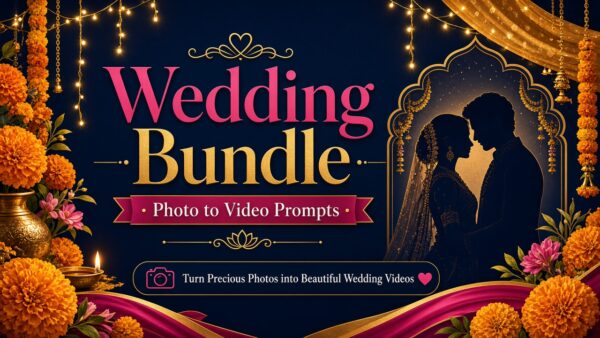 Indian Wedding Photo-to-Video Prompt Bundle